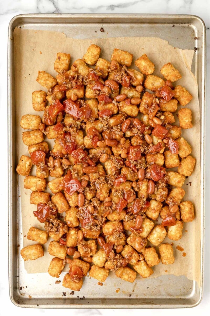 step 2 Loaded Tater Tots