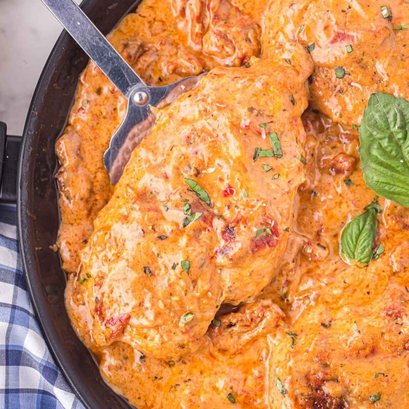 Creamy Tuscan Chicken - Princess Pinky Girl