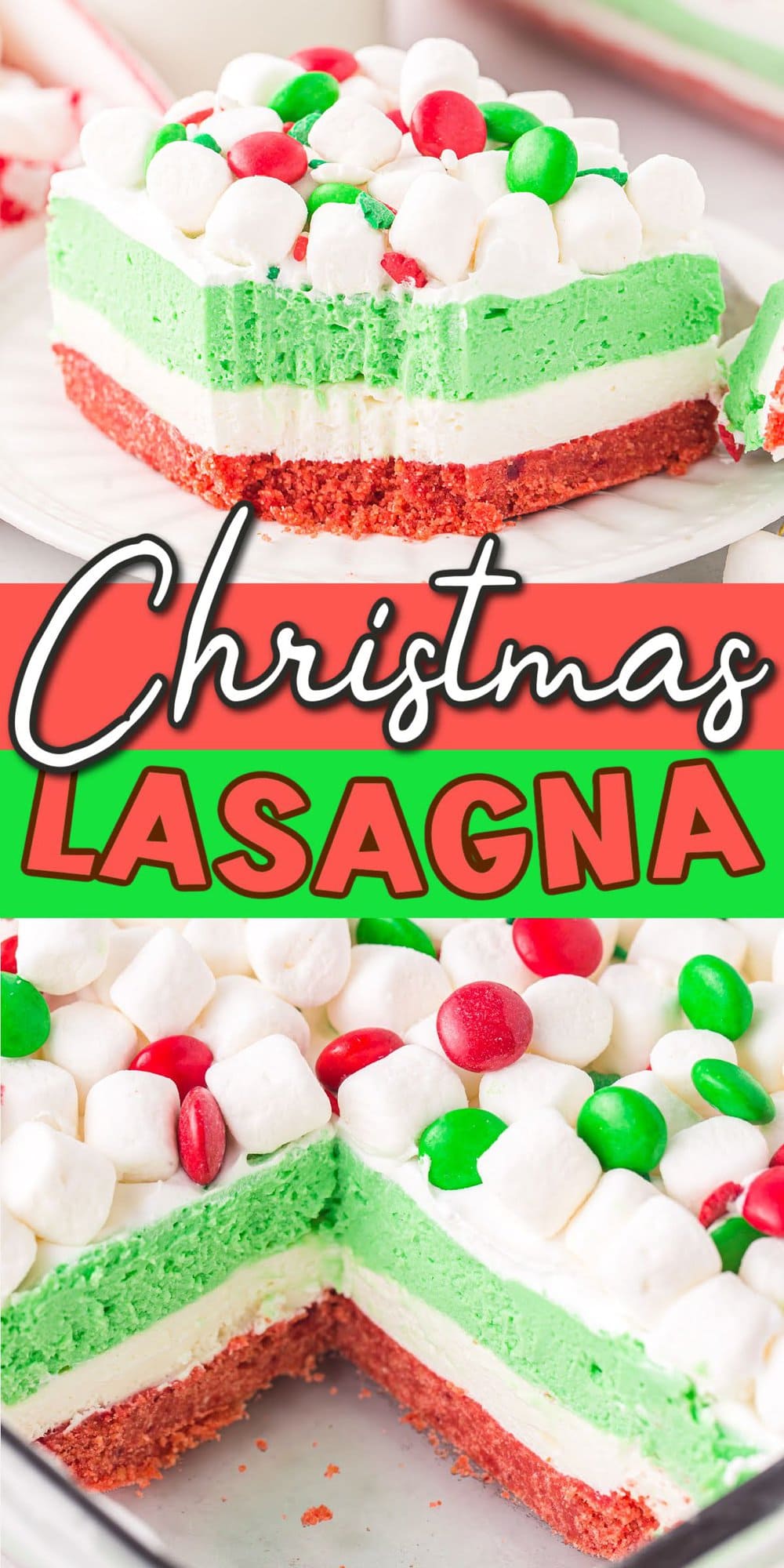 Christmas Lasagna pinterest