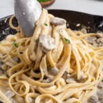 creamy mushroom pasta featured image