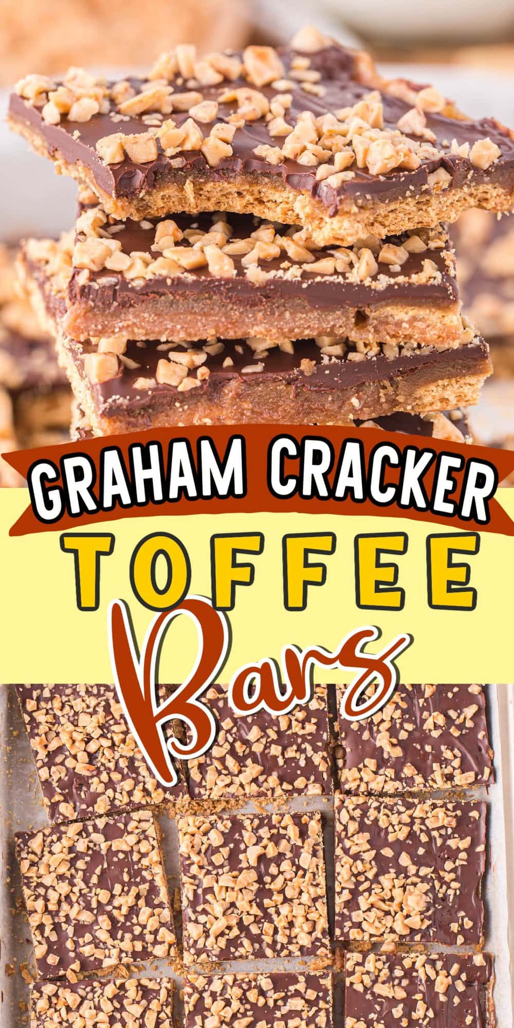 Graham Cracker Toffee Bars pinterest