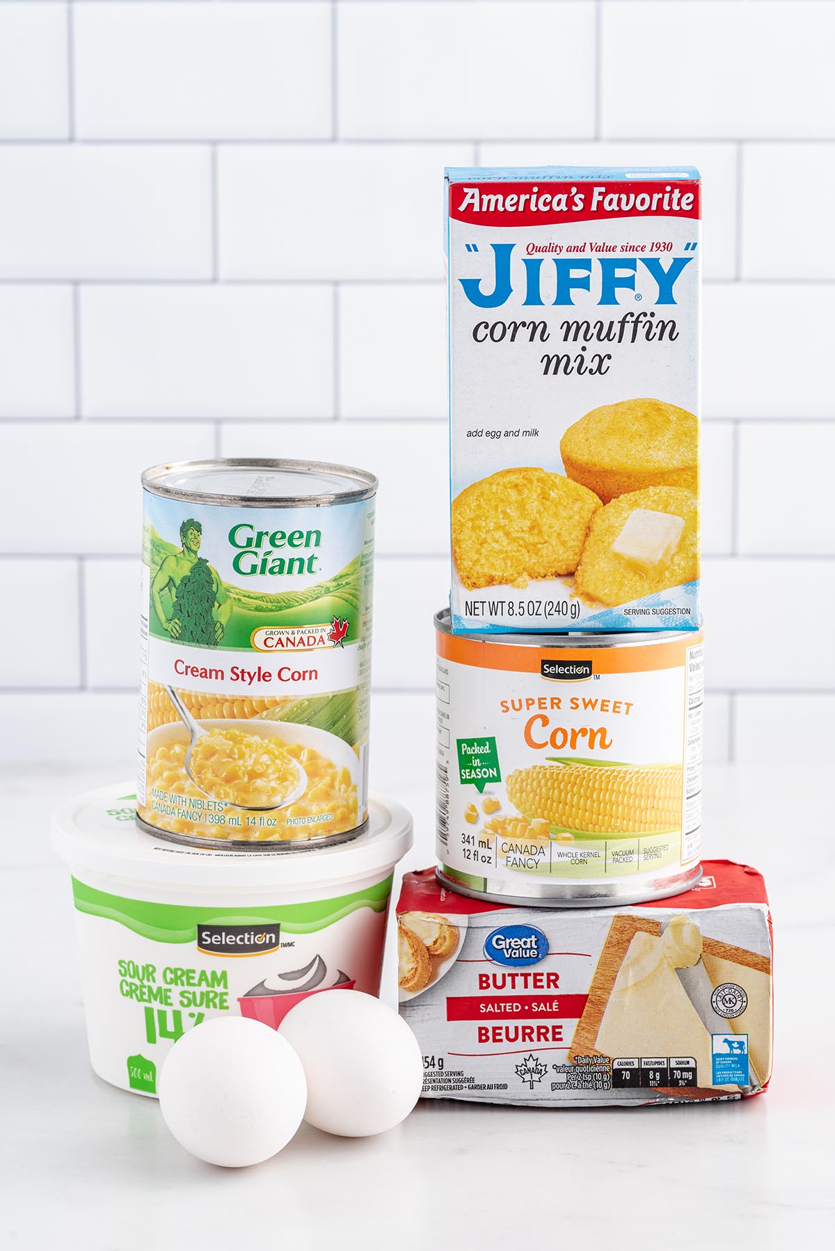 Jiffy Corn Casserole ingredients