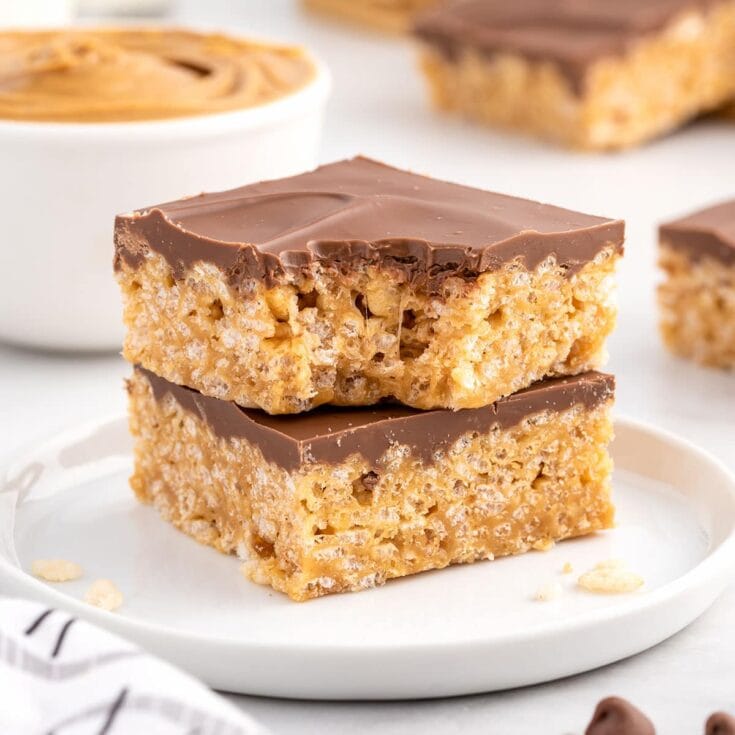 Peanut Butter Rice Krispie Treats featured image