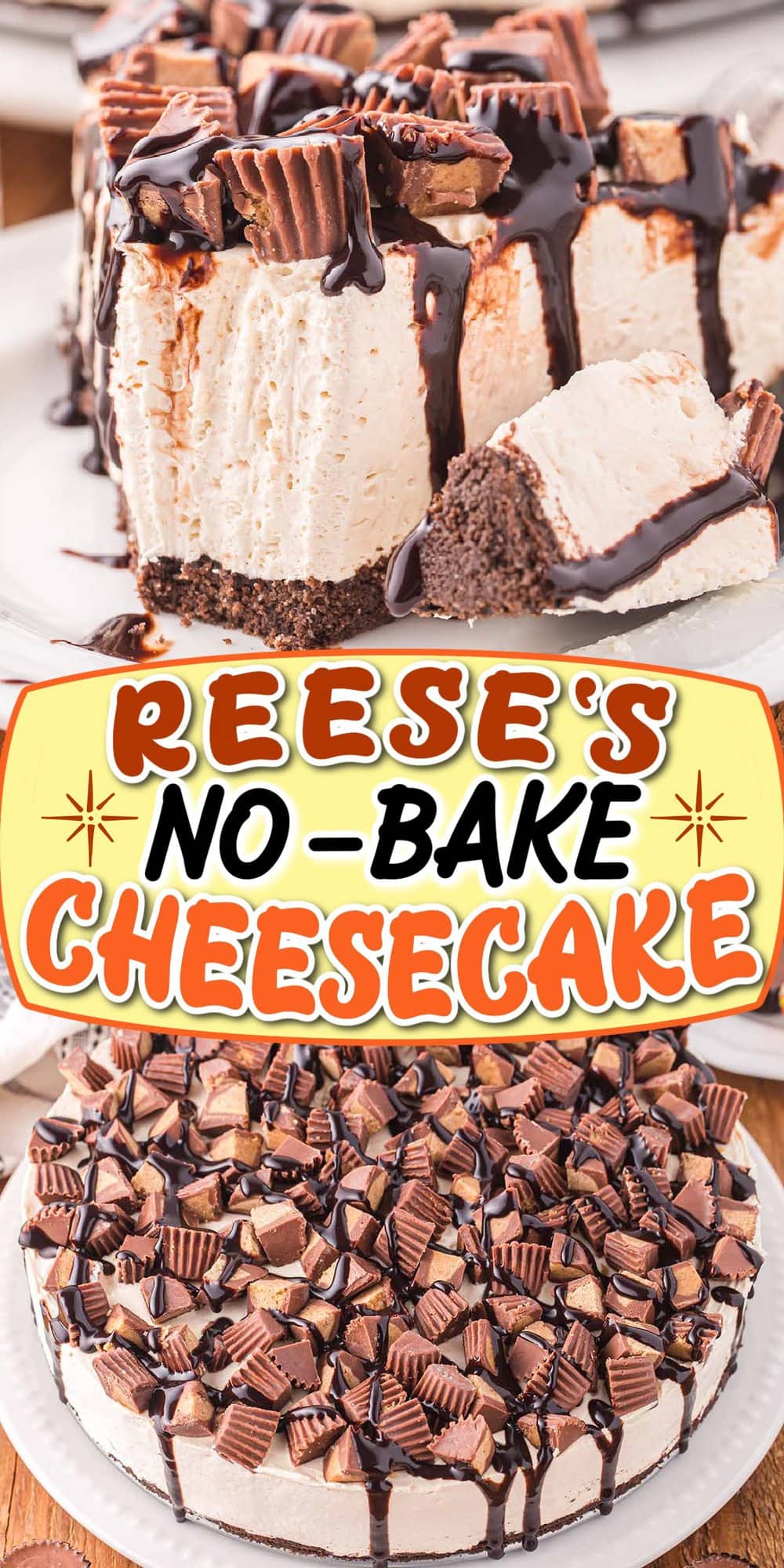 Reese's No Bake Cheesecake Pinterest
