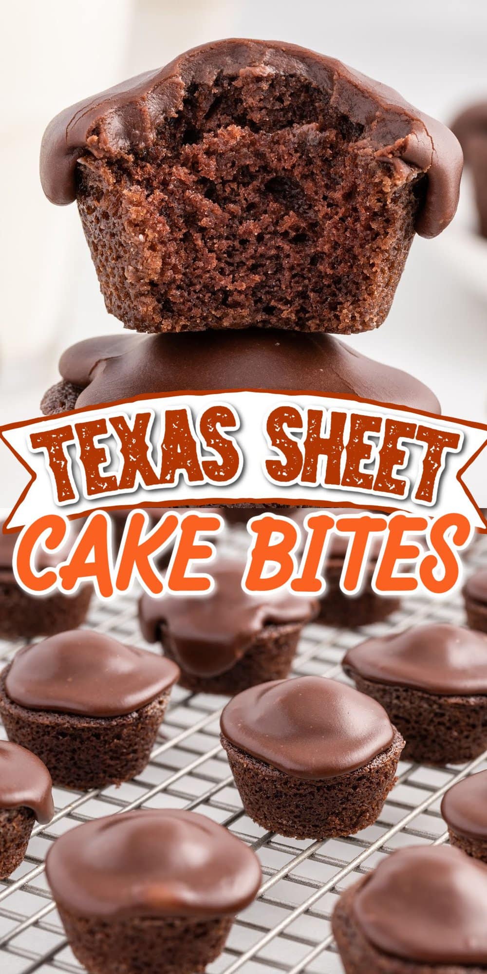 Texas Sheet Cake Bites pinterest