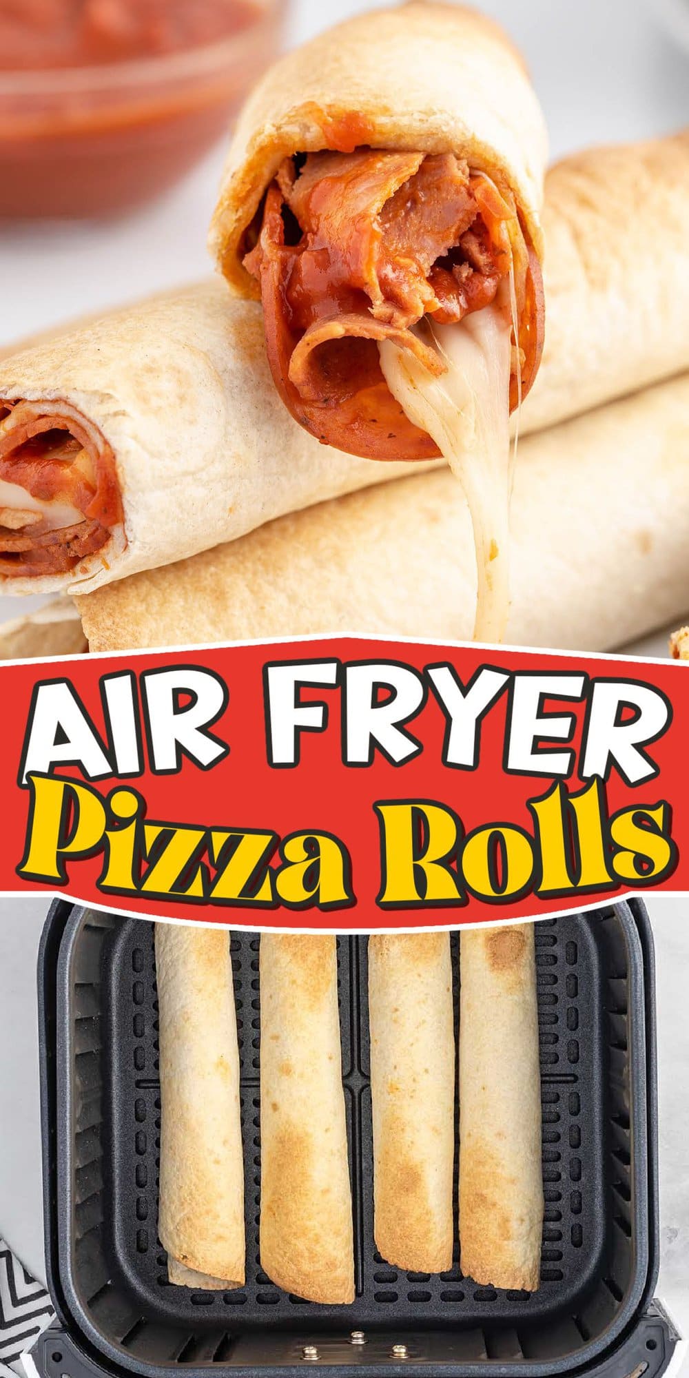 Air Fryer Pizza Rolls pinterest