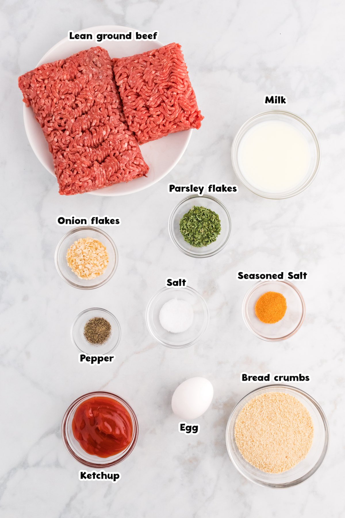 Meatloaf ingredients