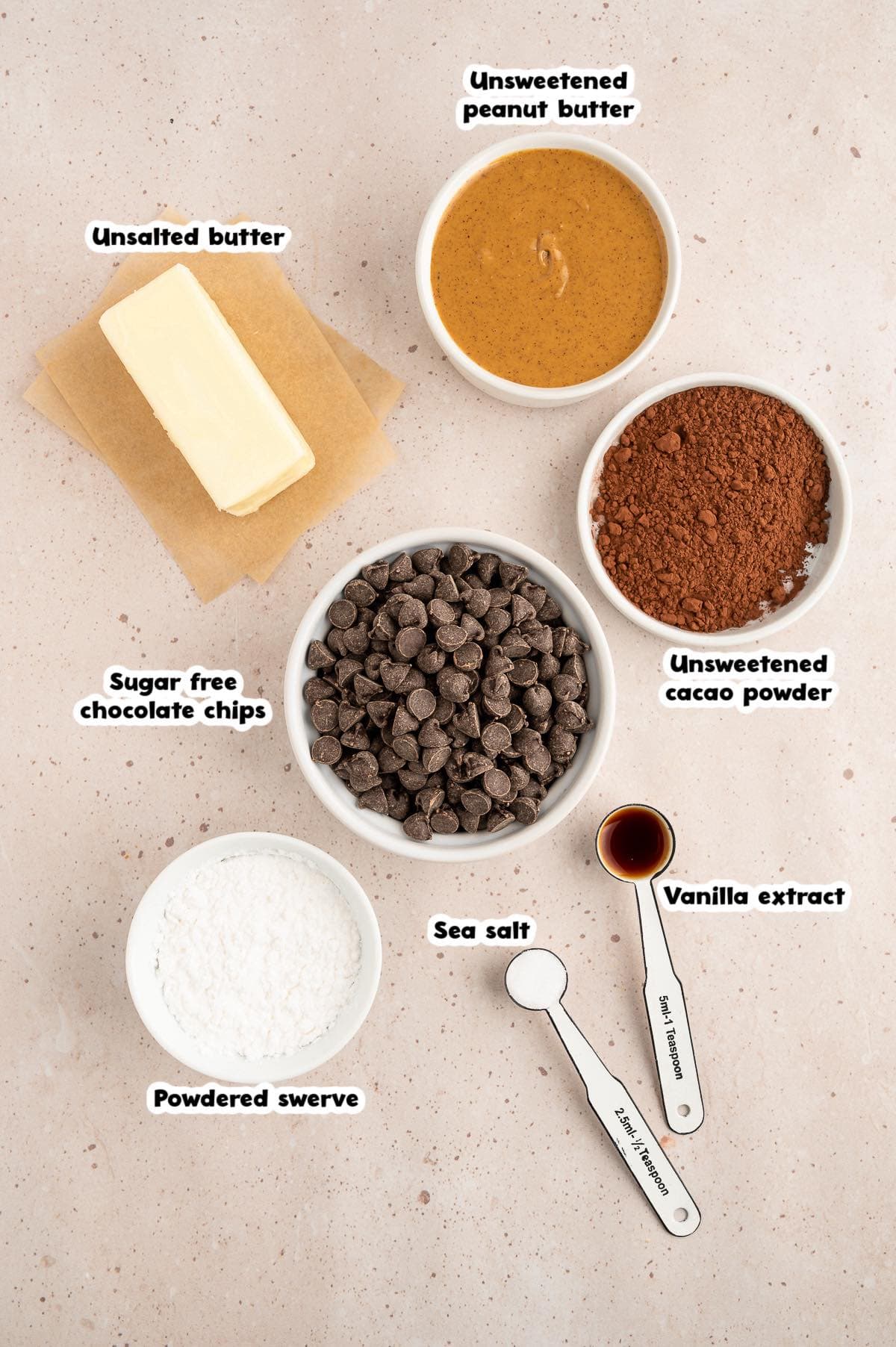 Peanut Butter Fat Bombs ingredients