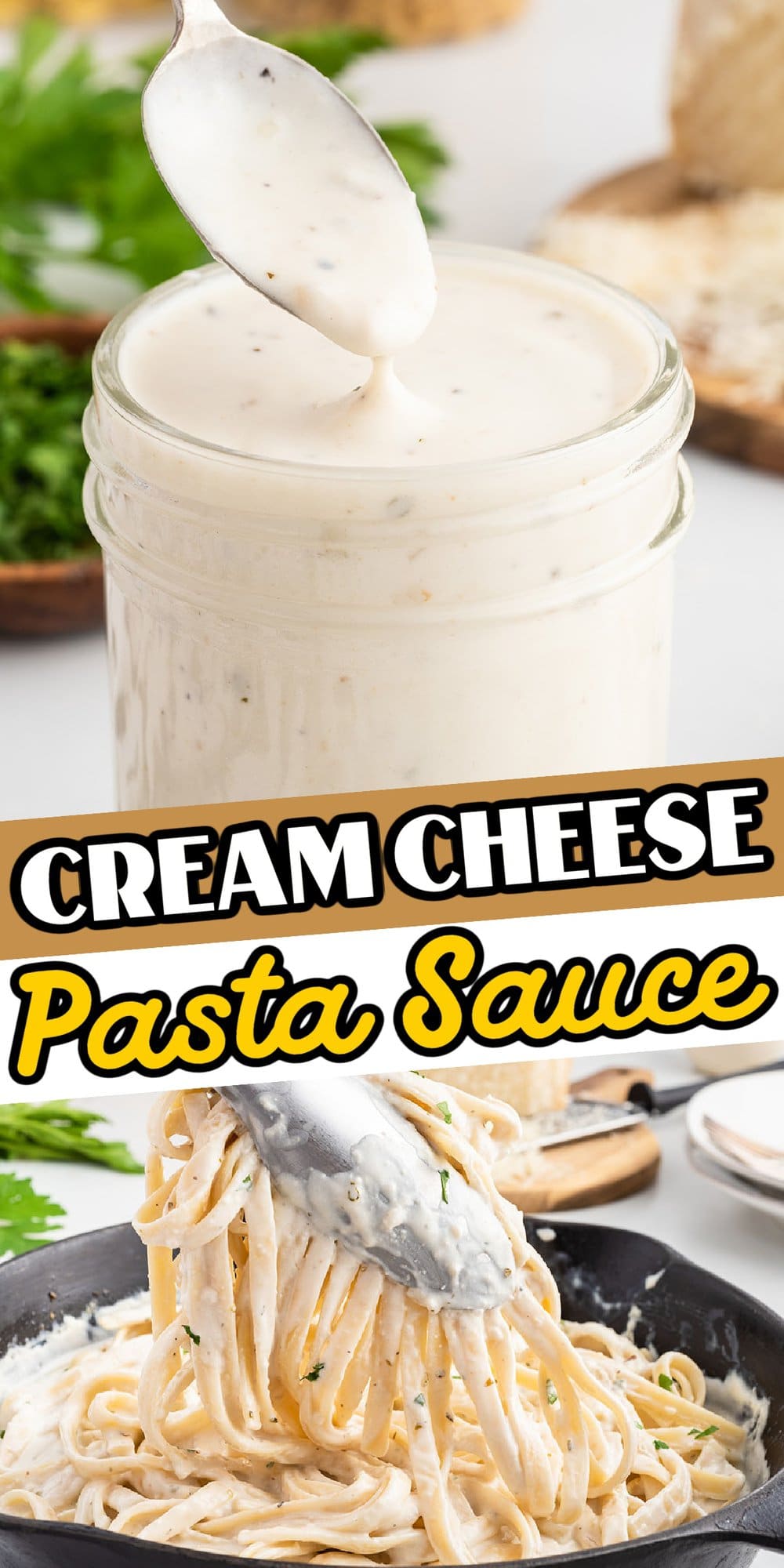 Cream Cheese Pasta Sauce pinterest