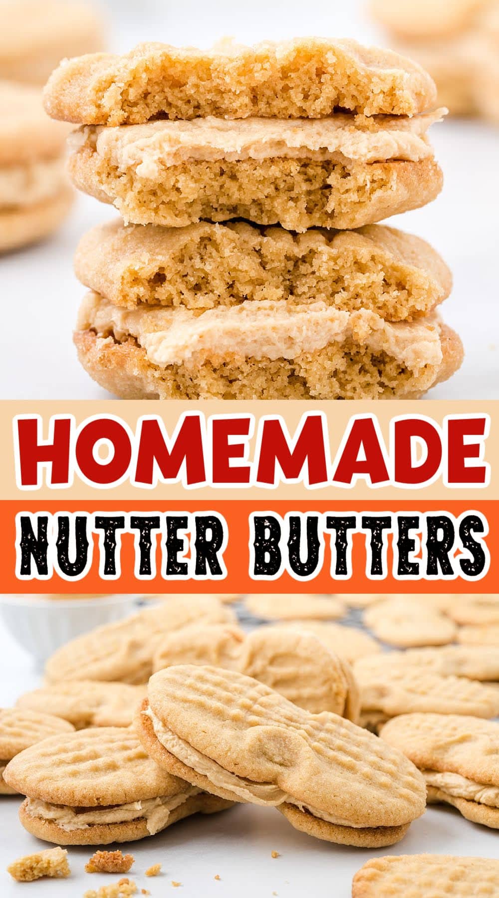 Homemade Nutter Butter pinterest