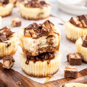 Mini Snickers Cheesecake featured image
