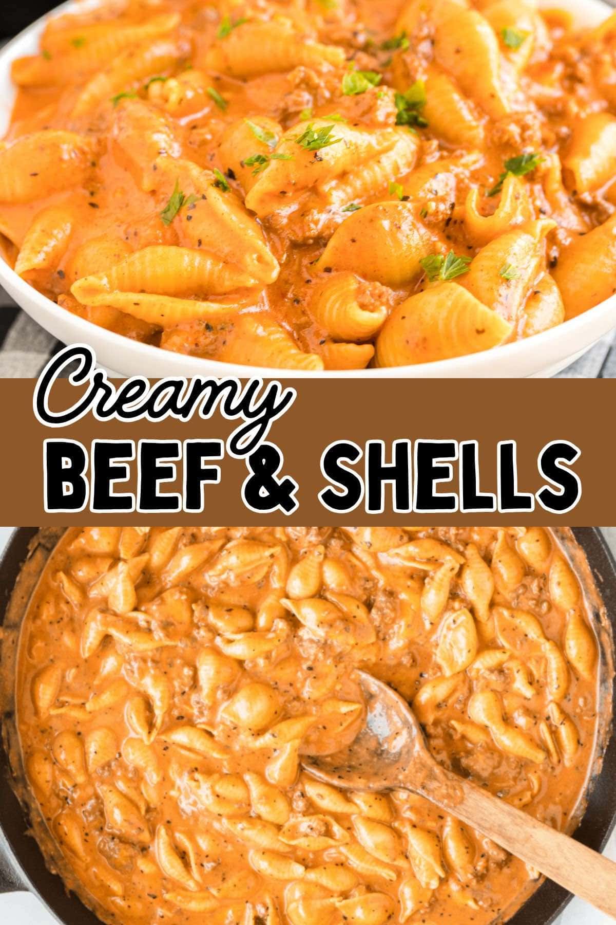 creamy beef and shells pin.