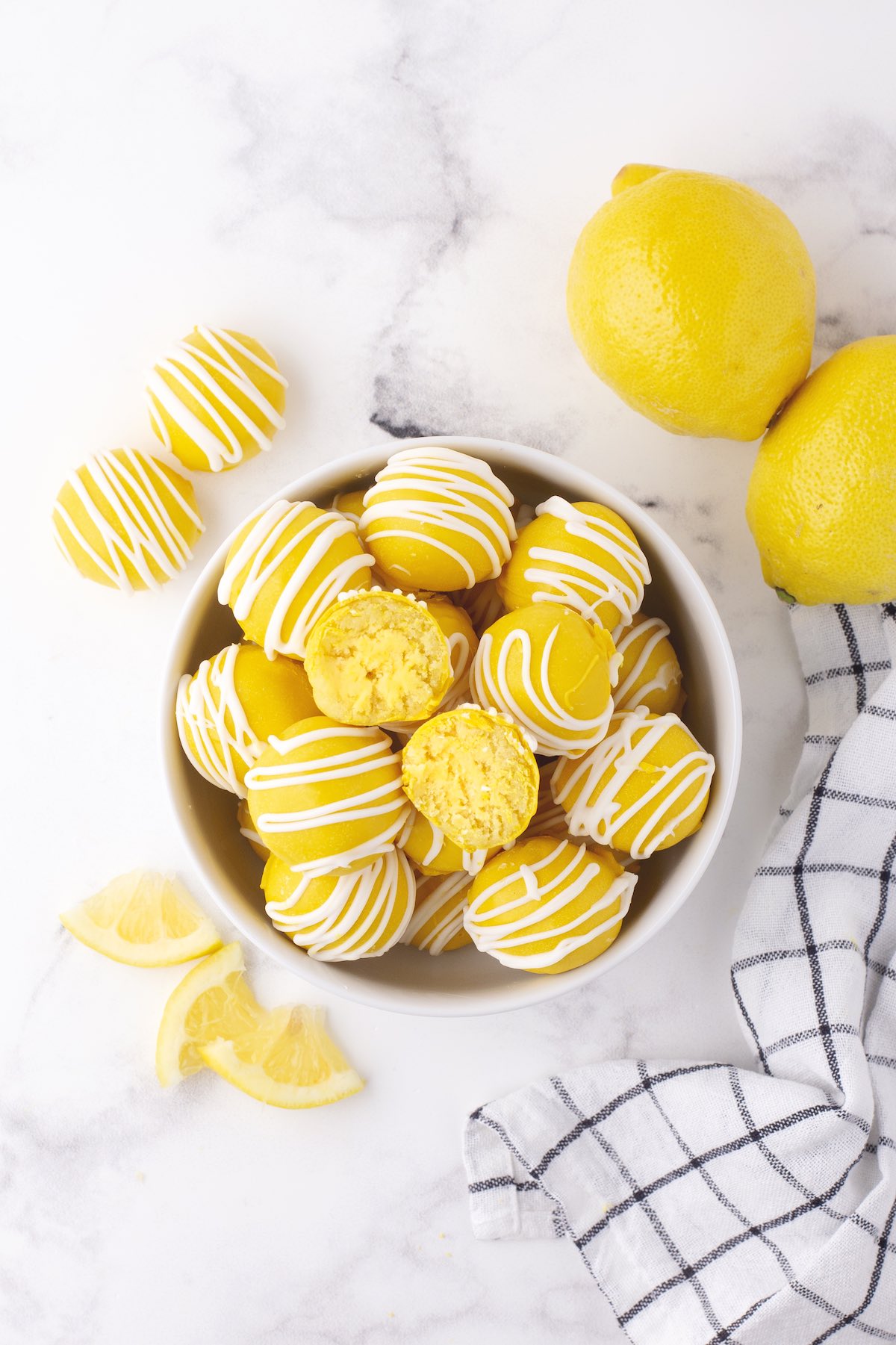 lemon cheesecake bites hero