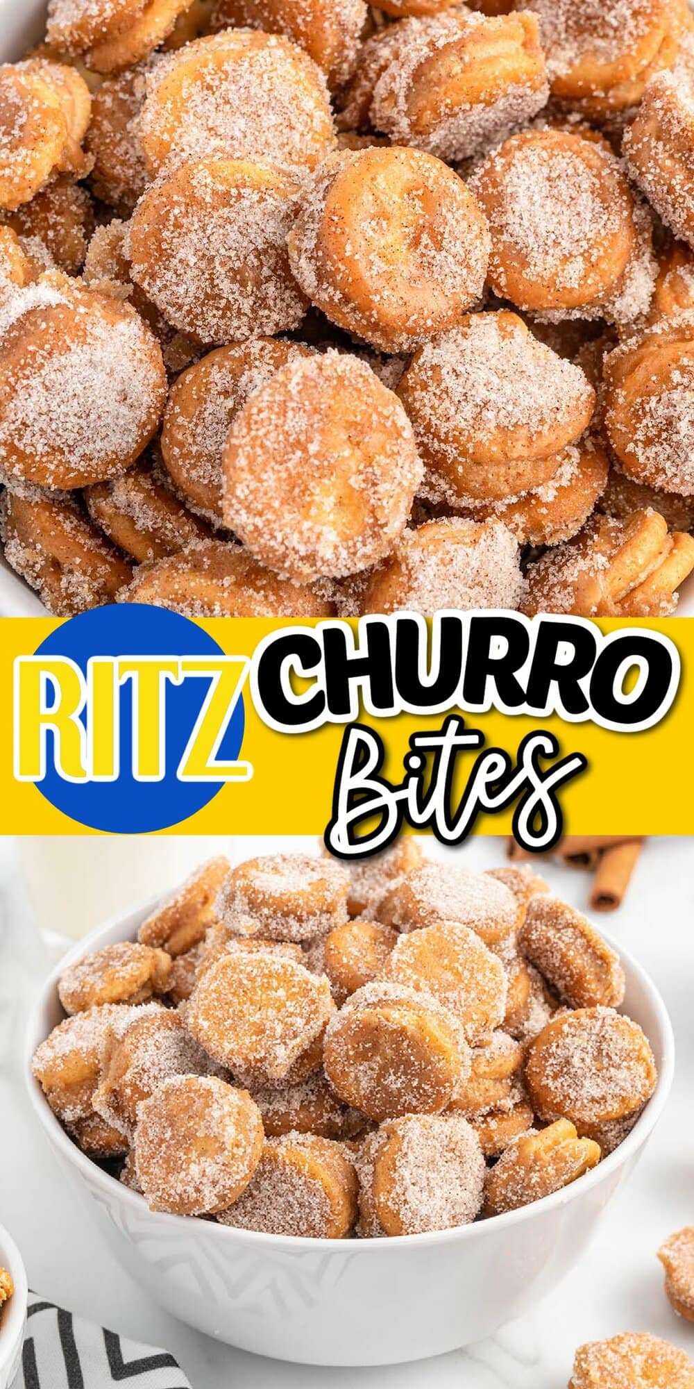 Ritz Churro Bites pinterest