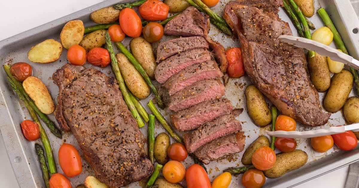 Sheet Pan Steak And Veggies - Princess Pinky Girl