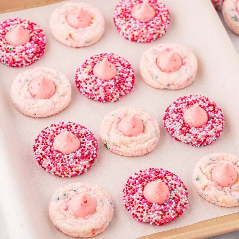 strawberry kiss cookies