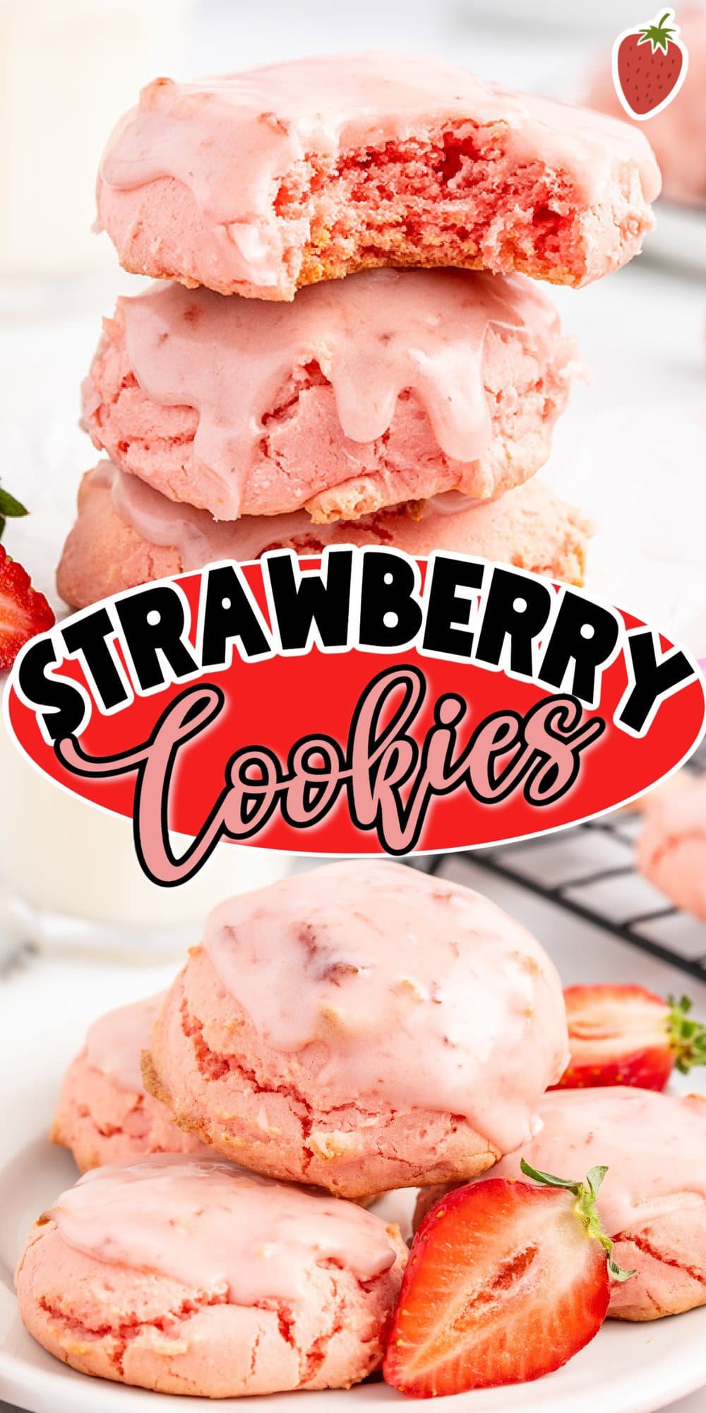 Strawberry Cookies Pinterest