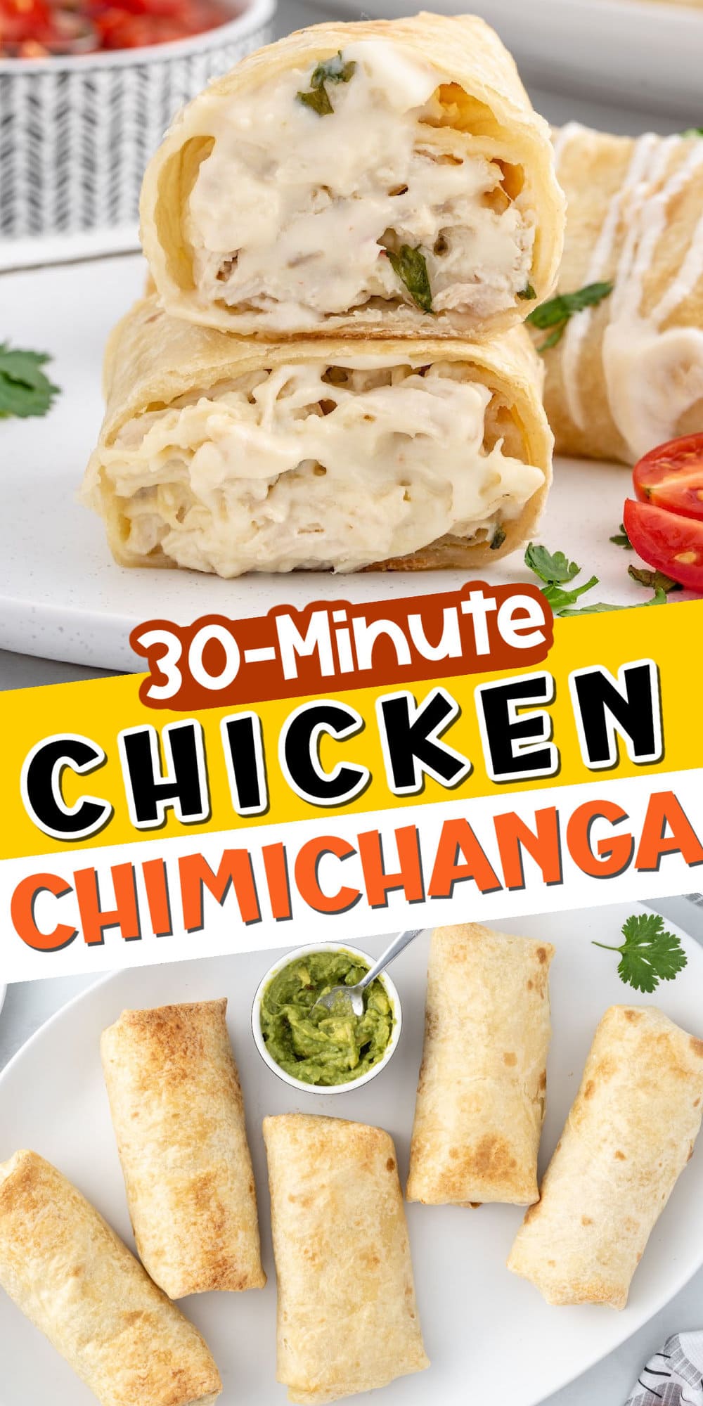 Chicken Chimichanga pinterest