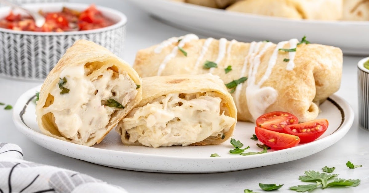 Chicken Chimichangas {Fried or Baked} - Cooking Classy