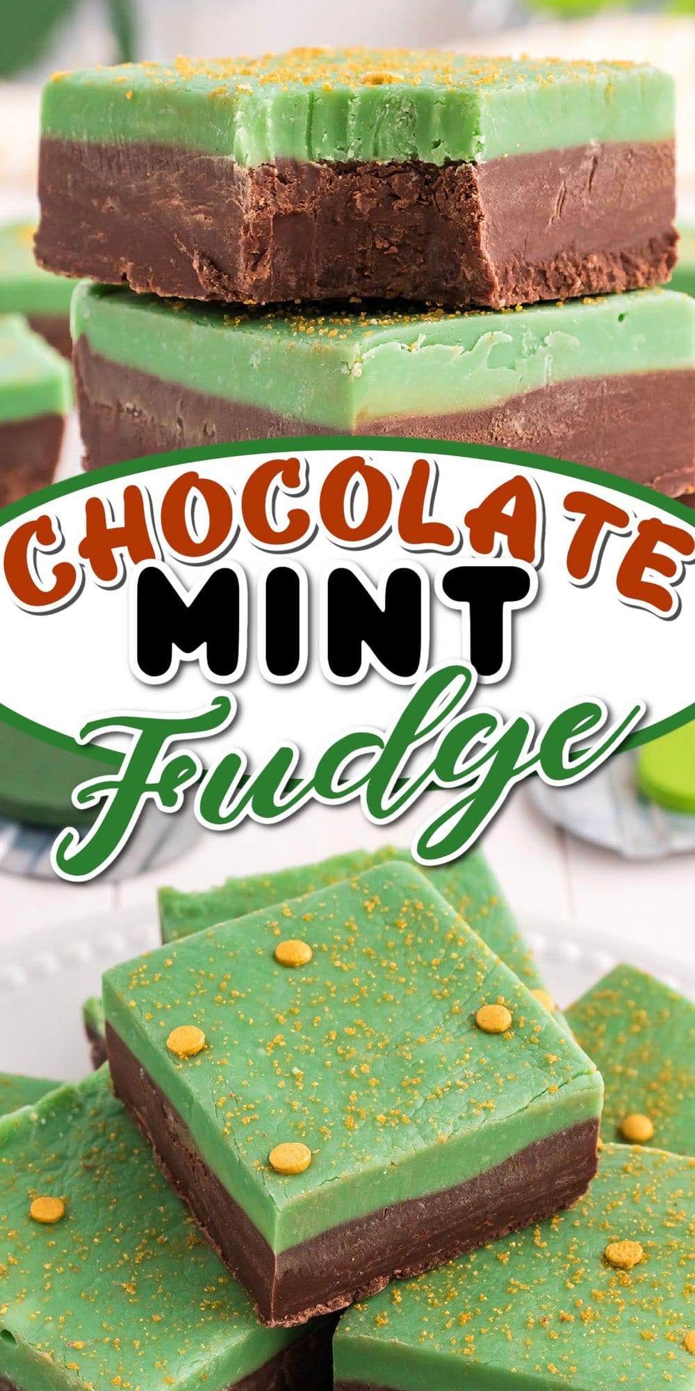 Chocolate Mint Fudge pinterest