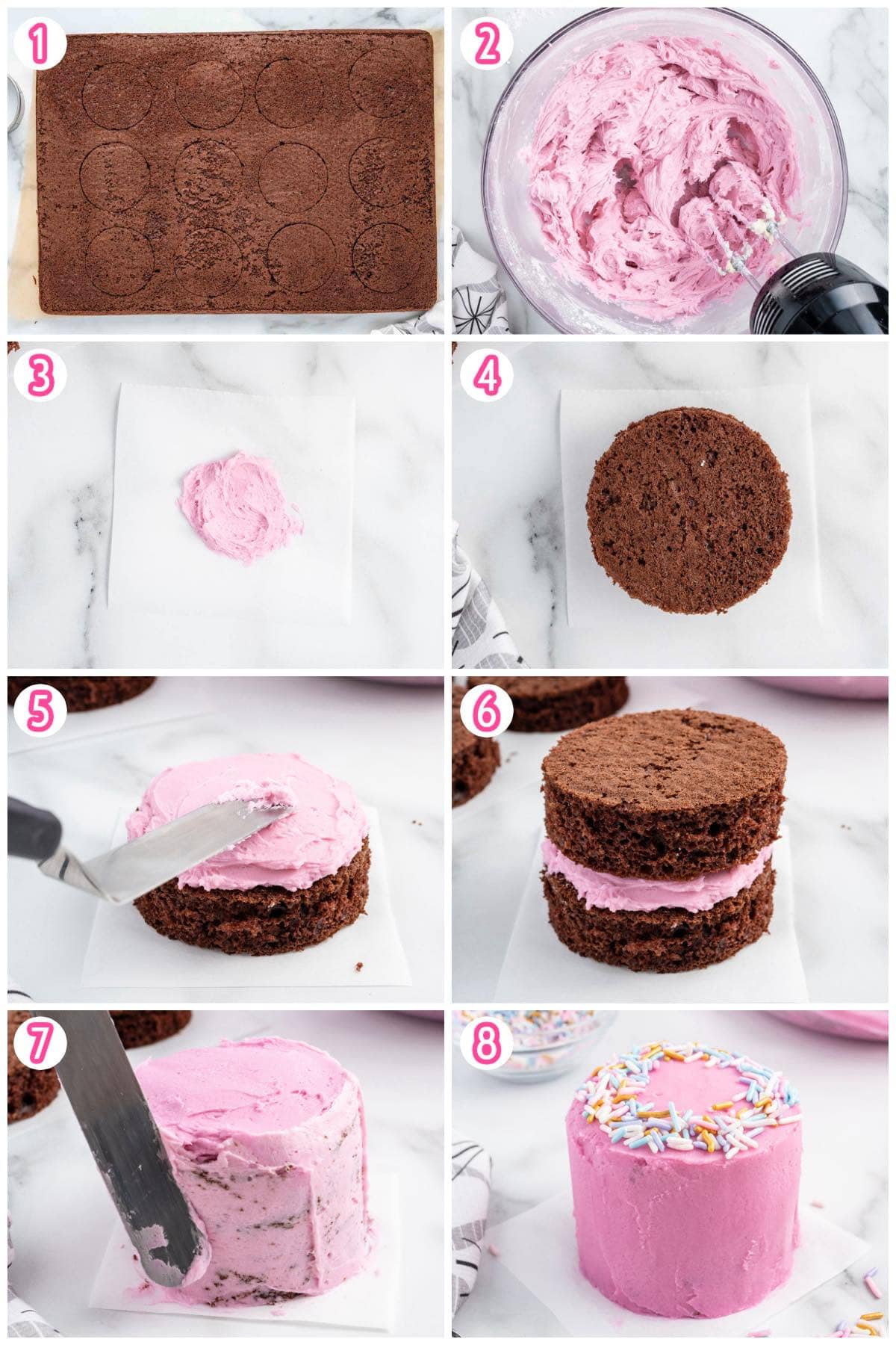 lunch box cake step by step