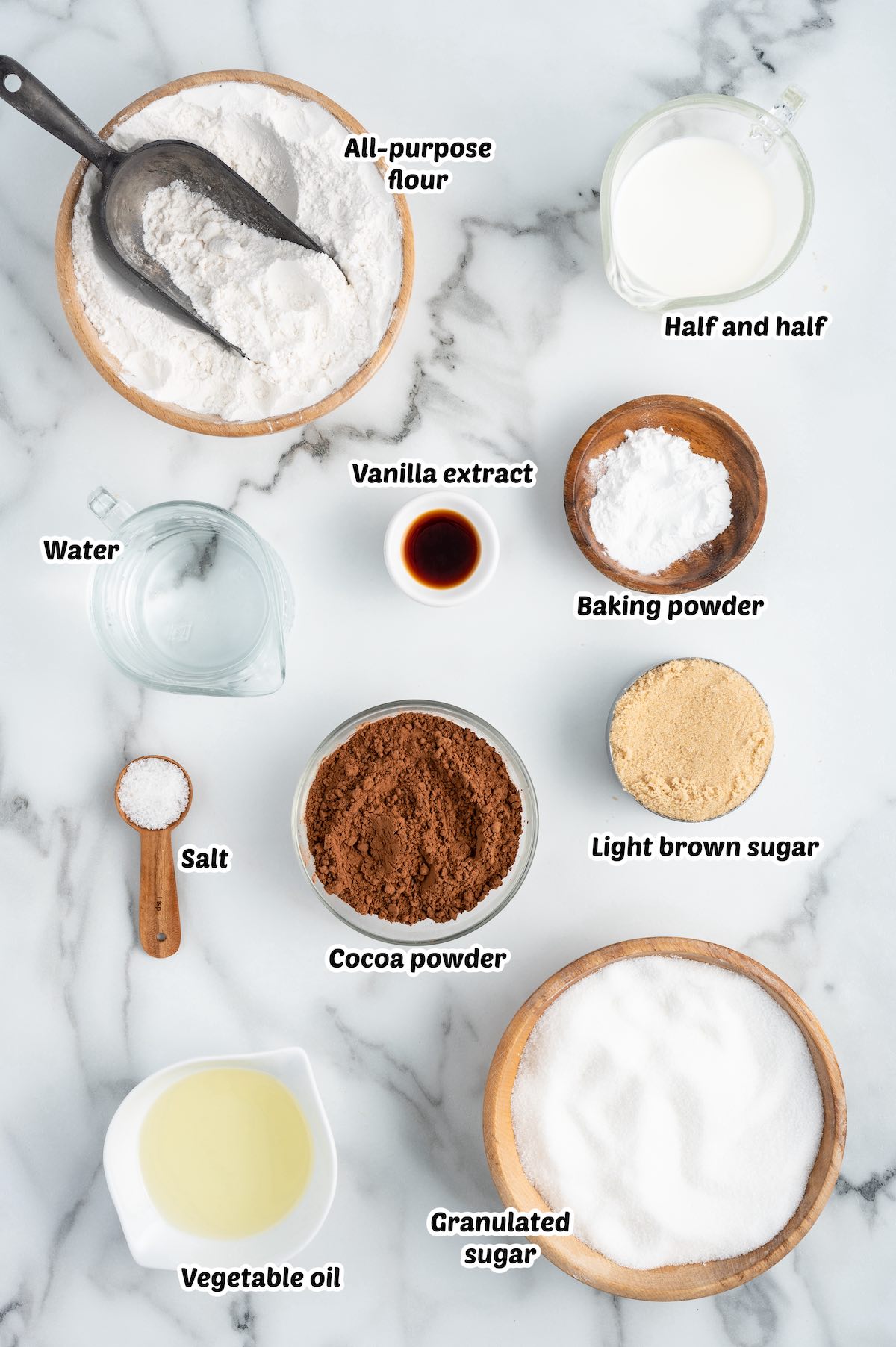Pudding Cake ingredients