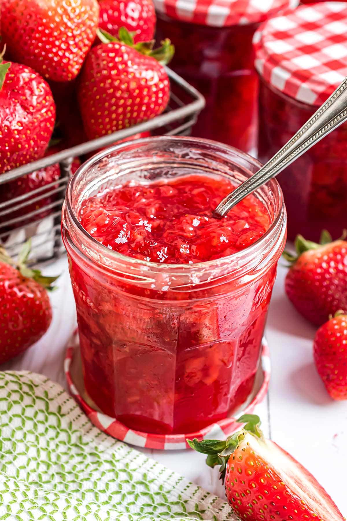 Strawberry Freezer Jam hero image
