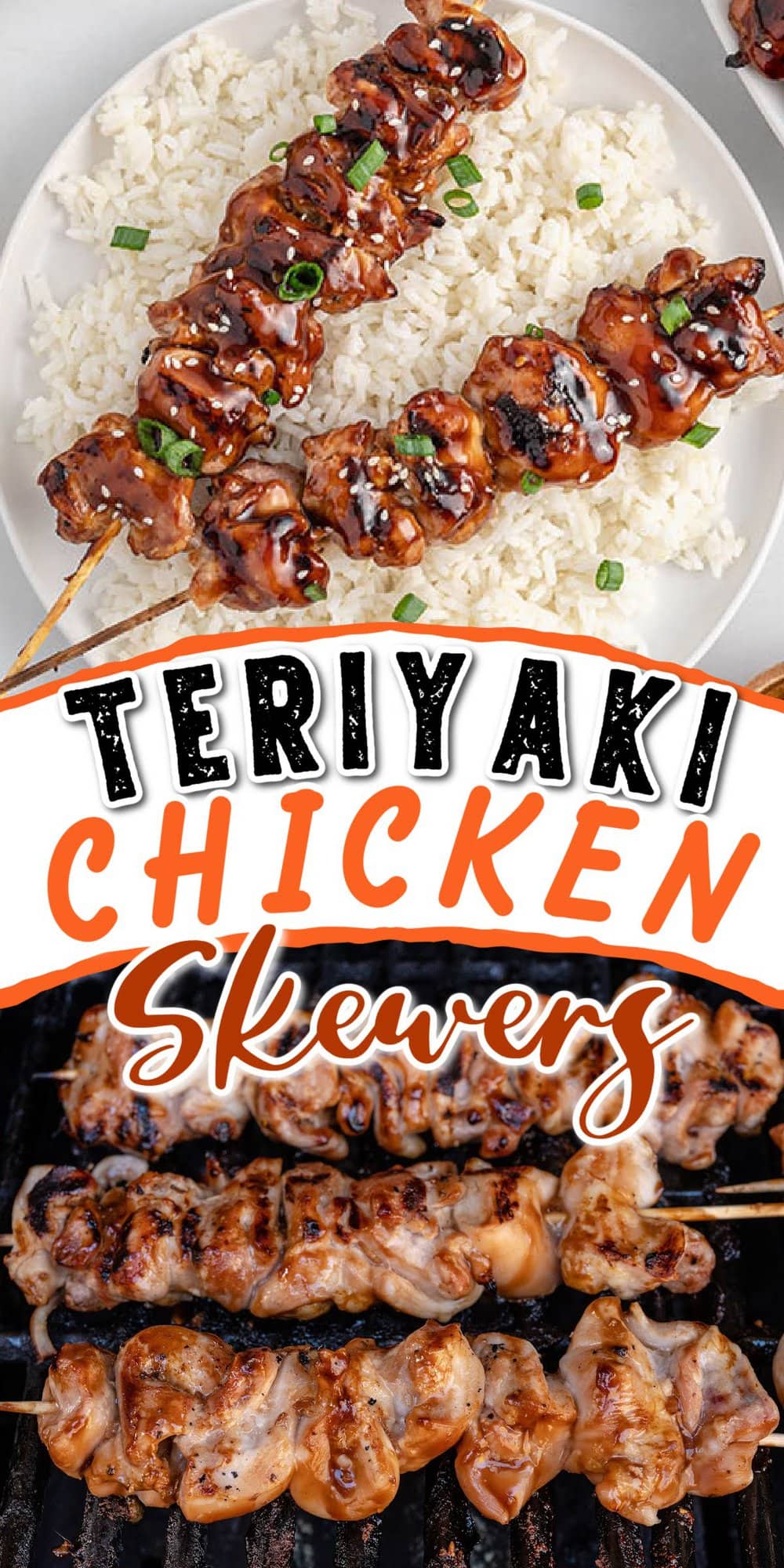 Teriyaki Chicken Skewers pinterest