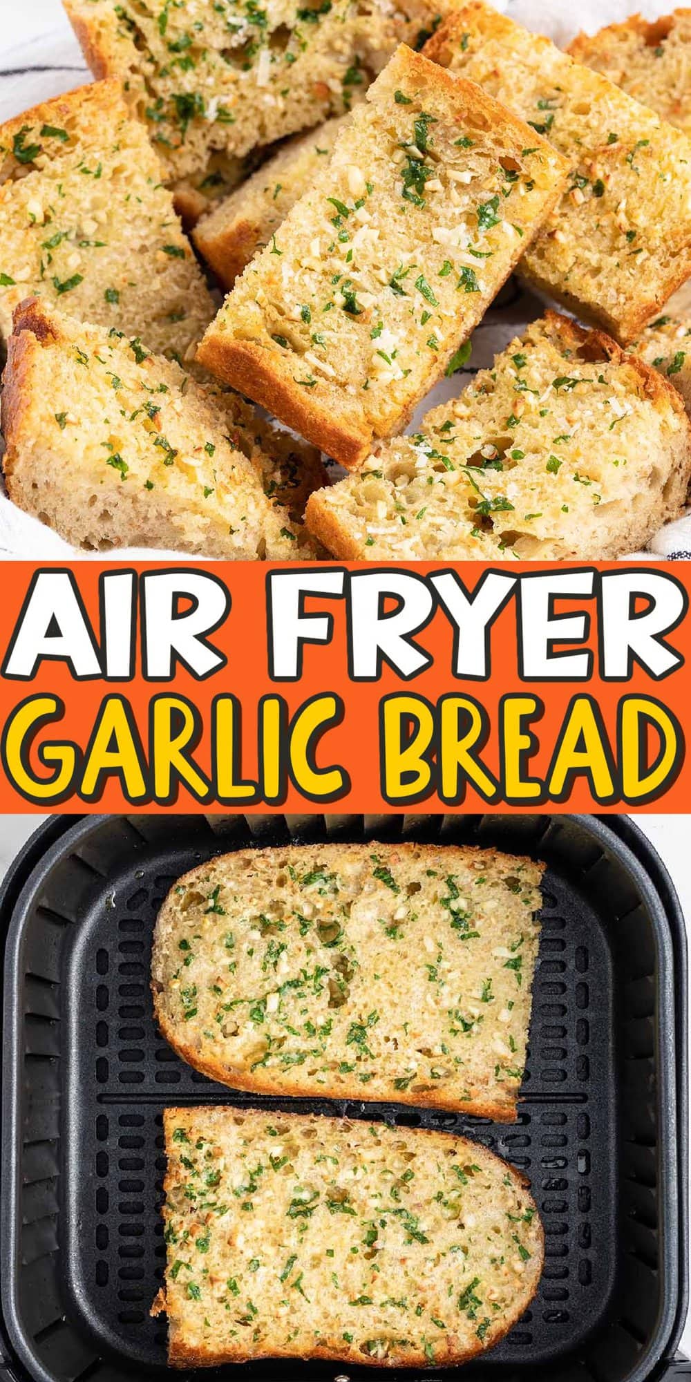Air Fryer Garlic Bread pinterest