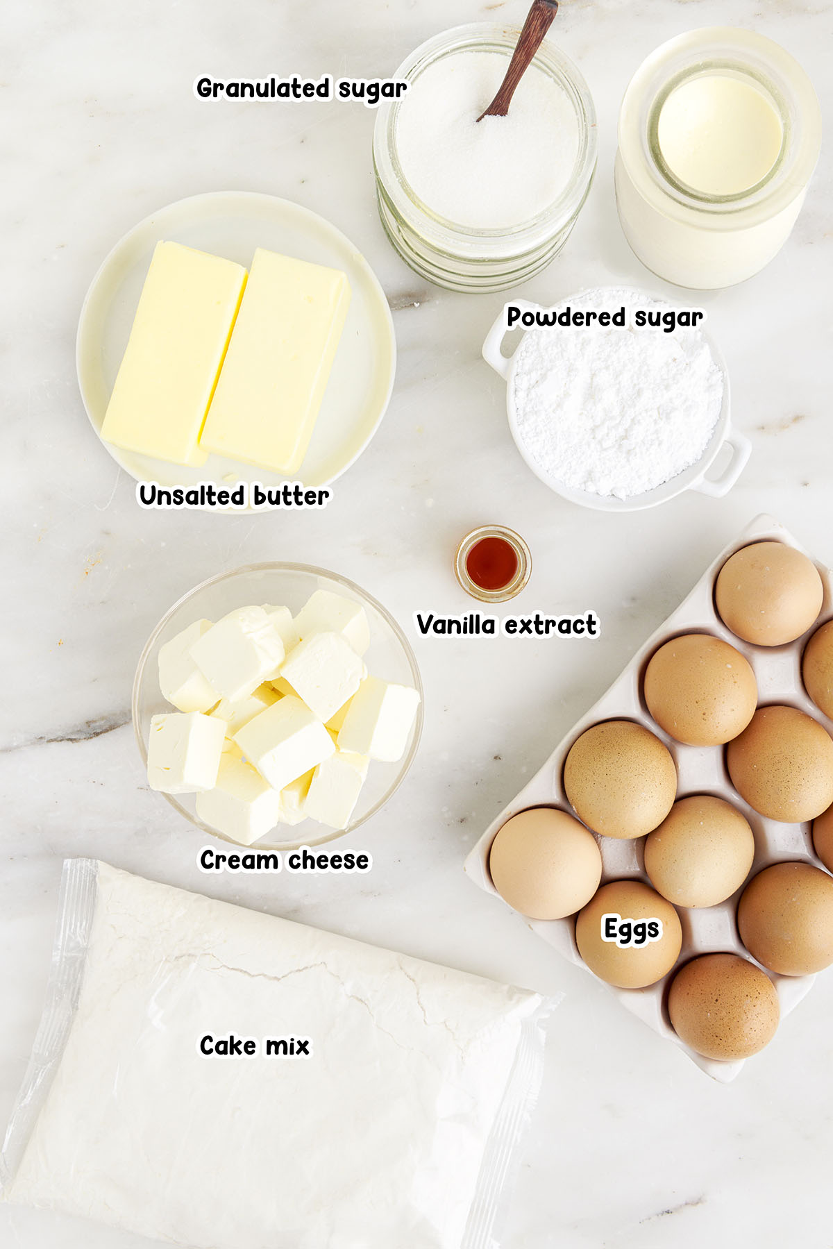 Butter Cake ingredients