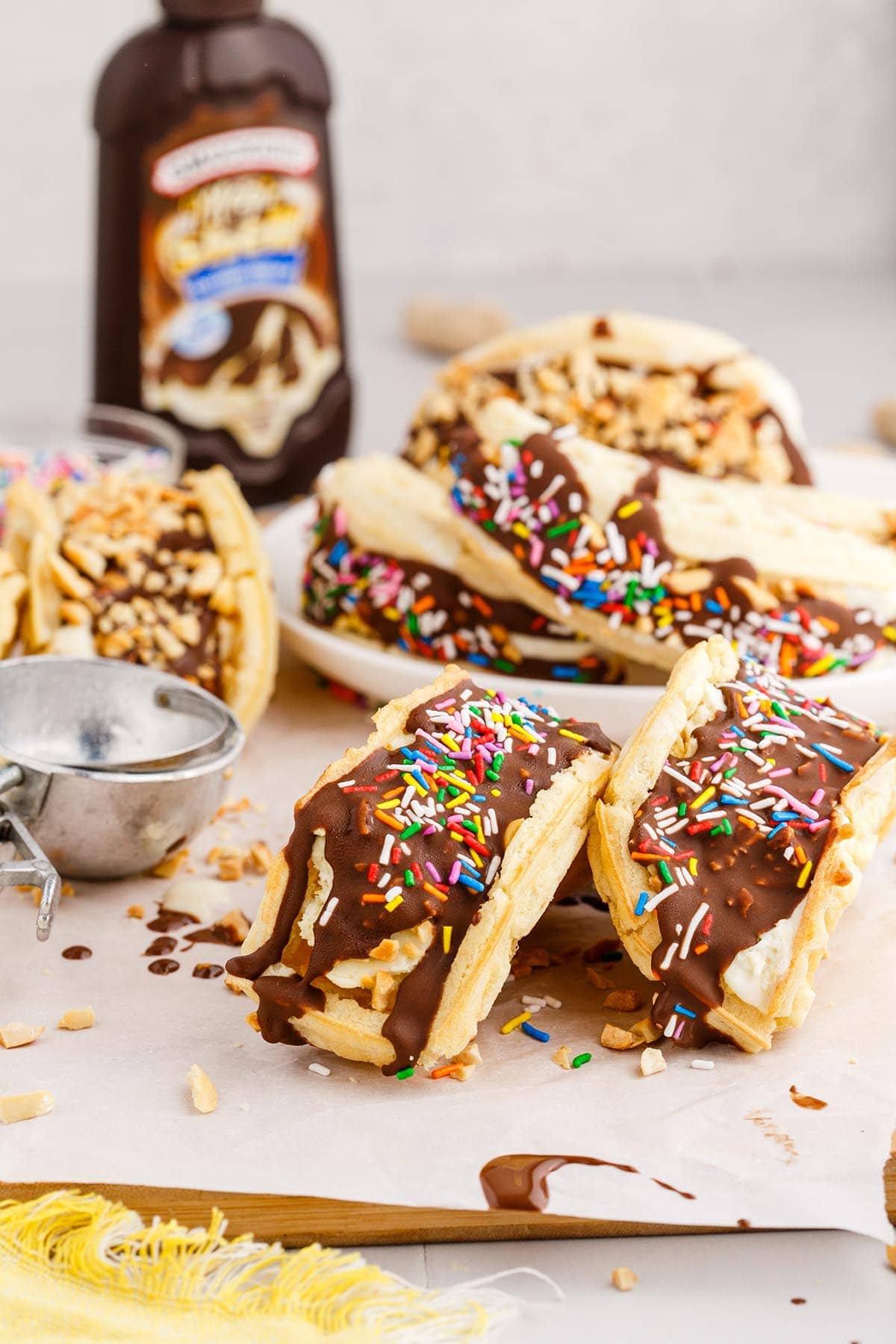 Choco Tacos with sprinkles
