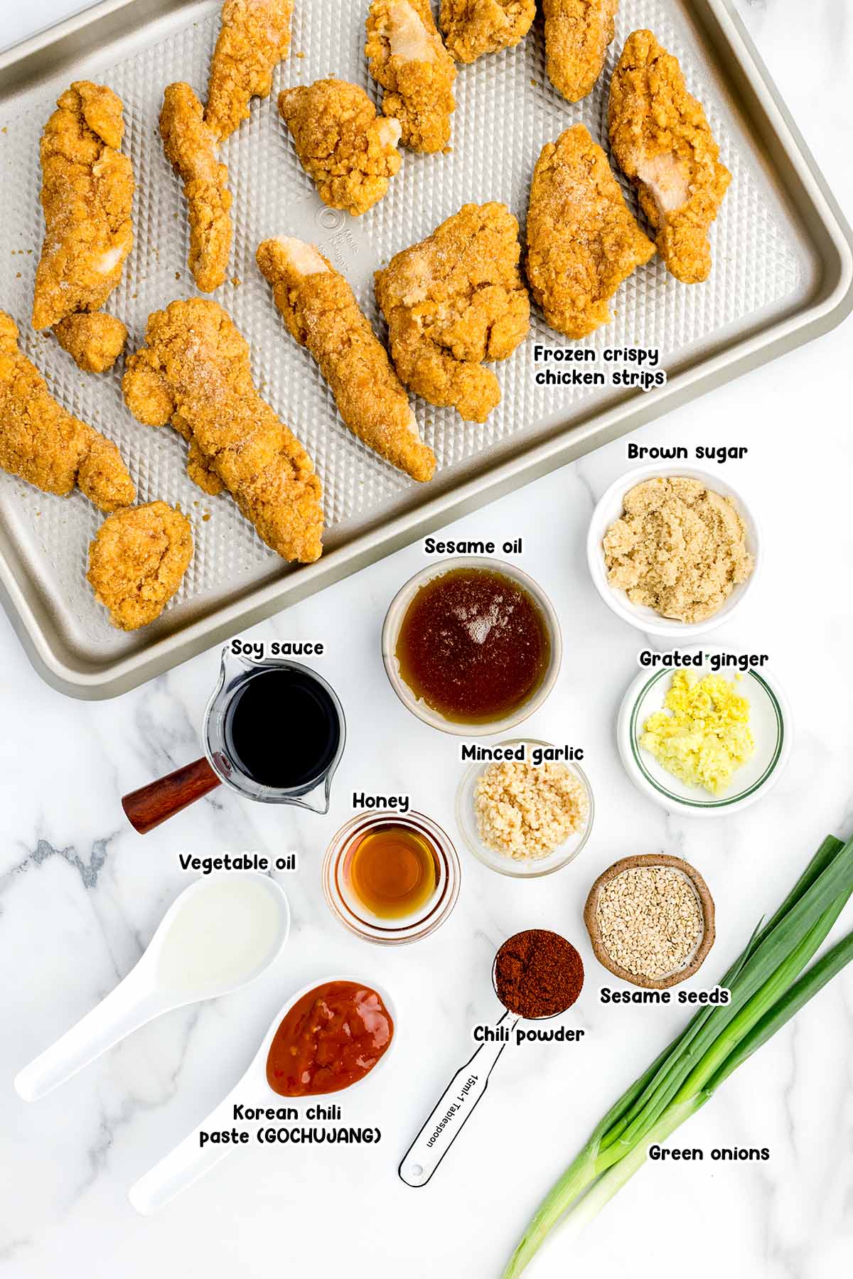 Korean Chicken ingredients