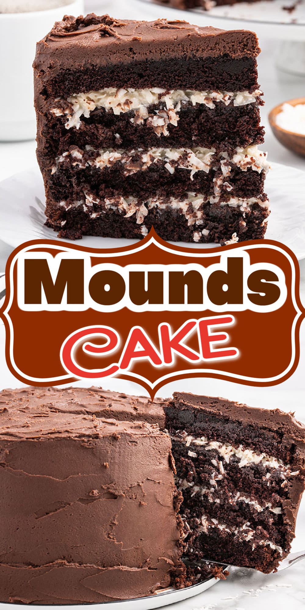 Mounds Cake pinterest