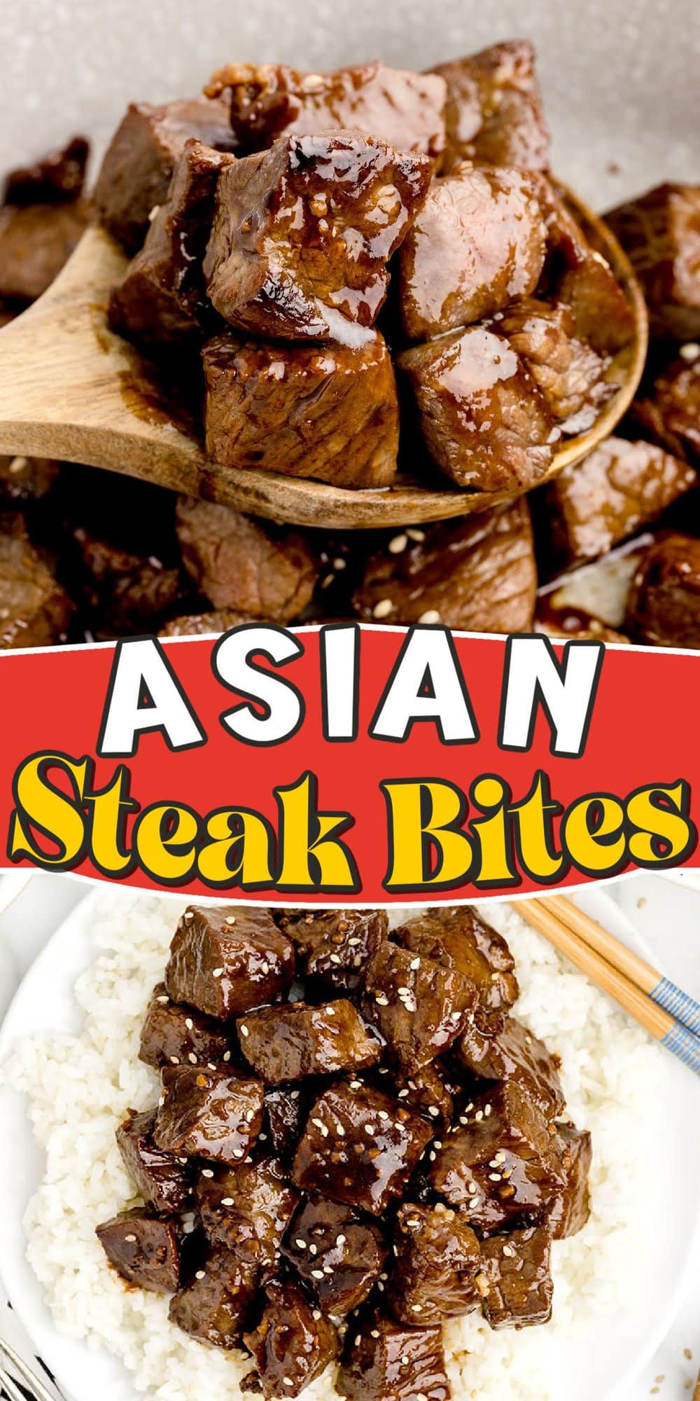Asian Steak Bites pinterest
