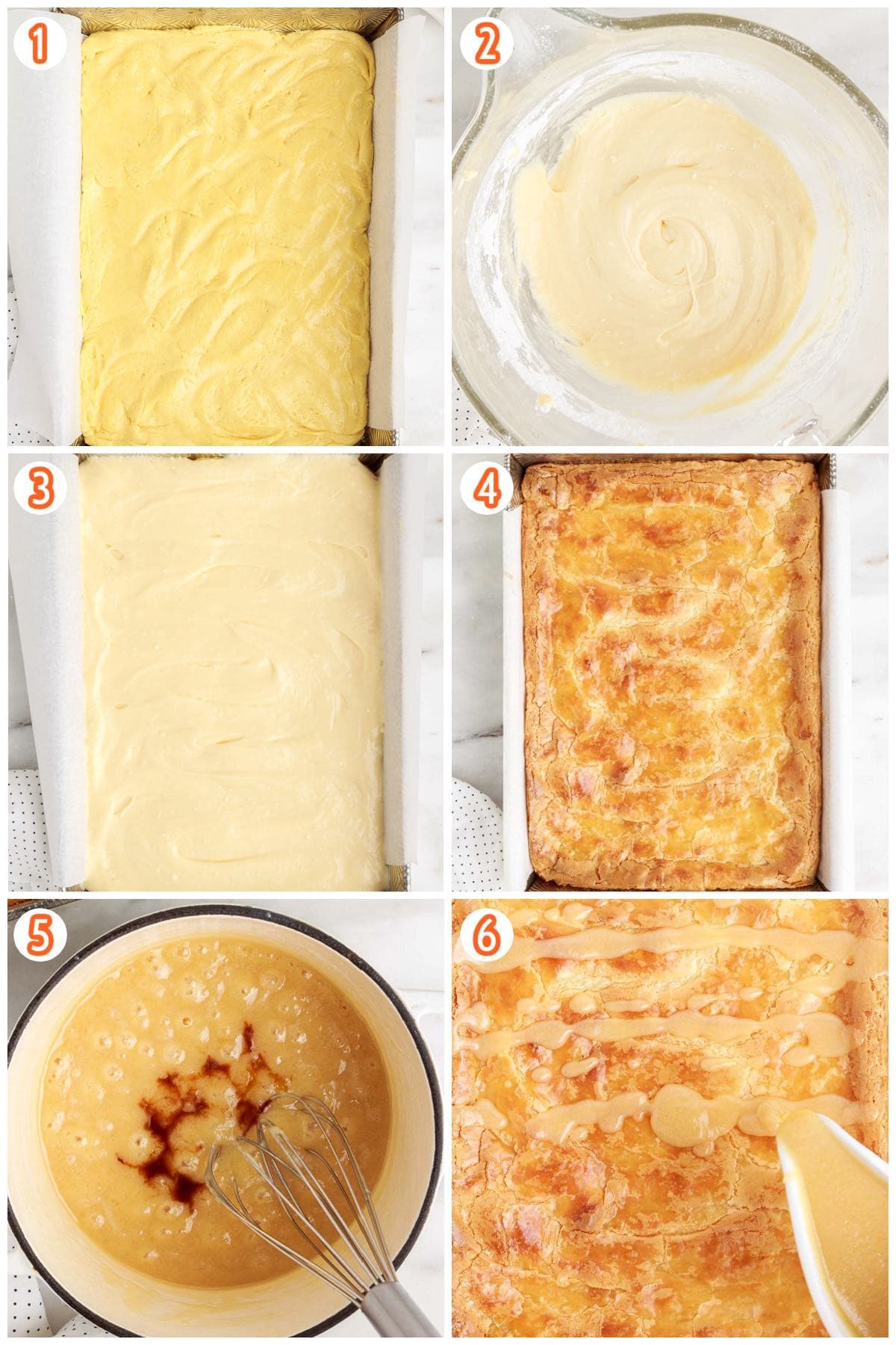 Butter Cake collage