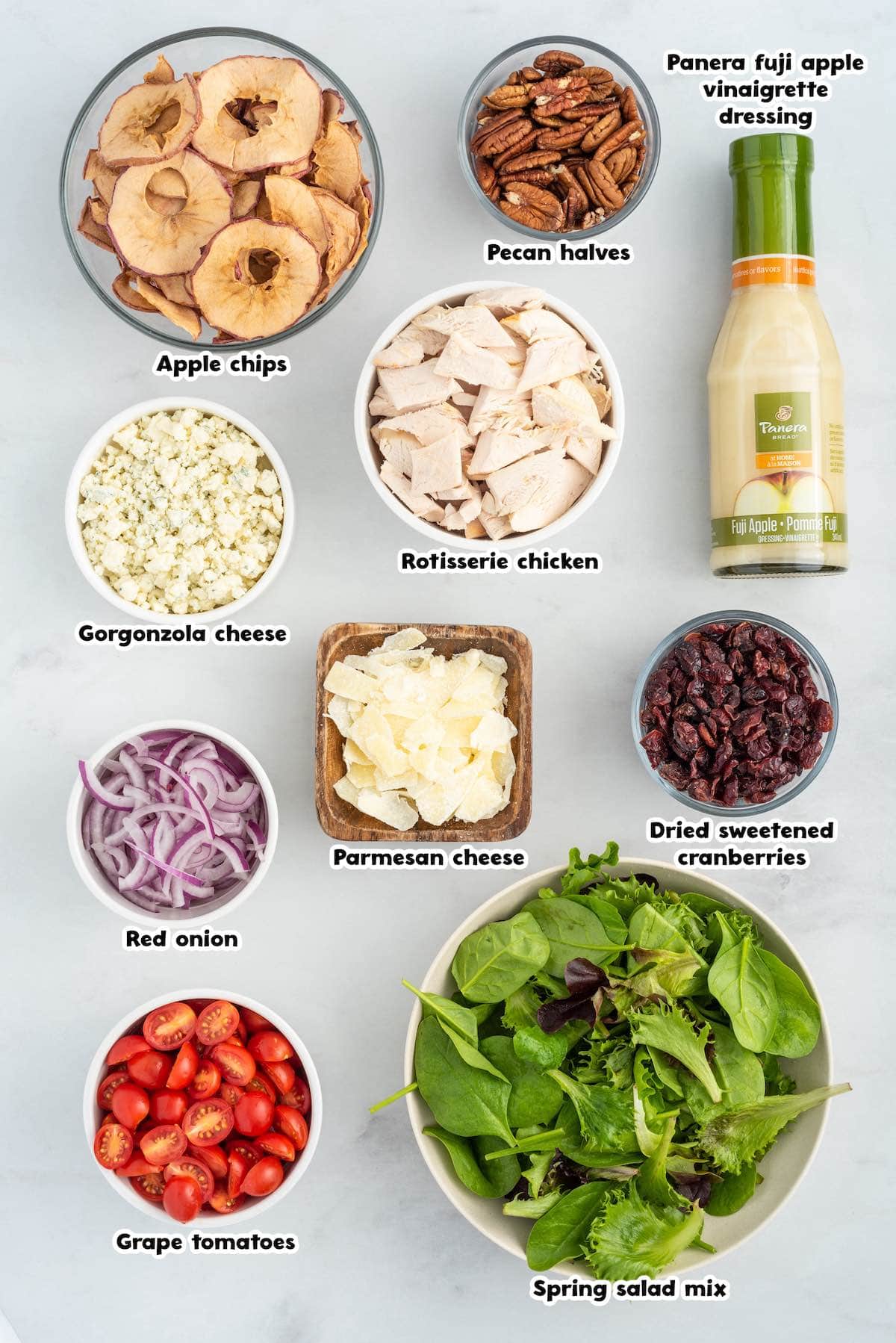 Fuji Apple Panera Salad ingredients