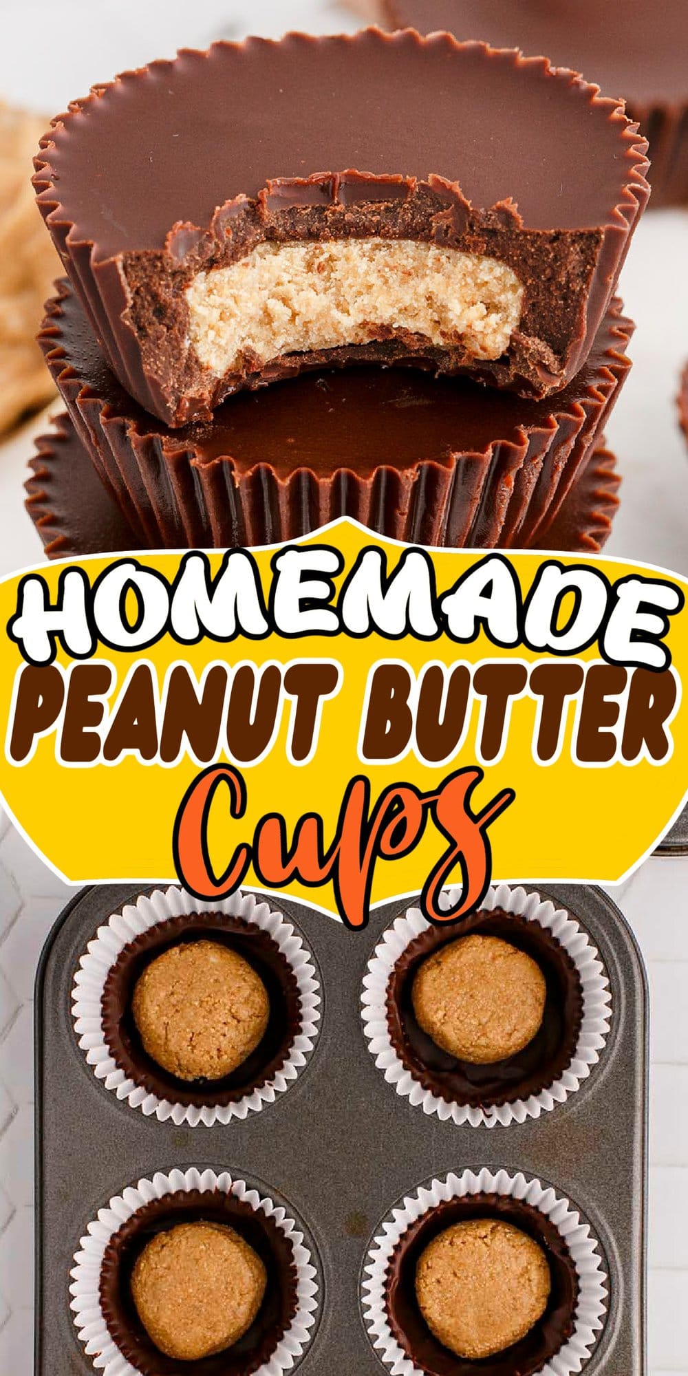 Homemade Peanut Butter Cups pinterest