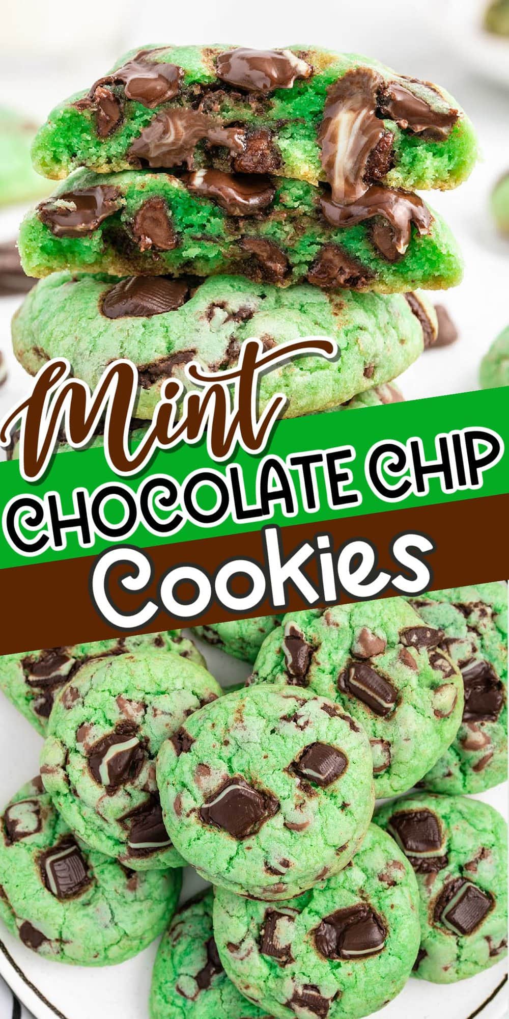 Mint Chocolate Chip Cookie pinterest