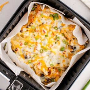 air fryer nachos.