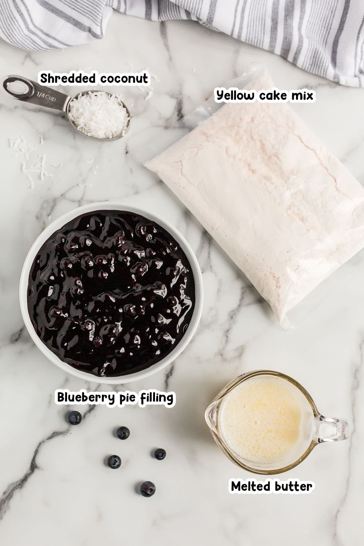blueberry dump cake ingredients