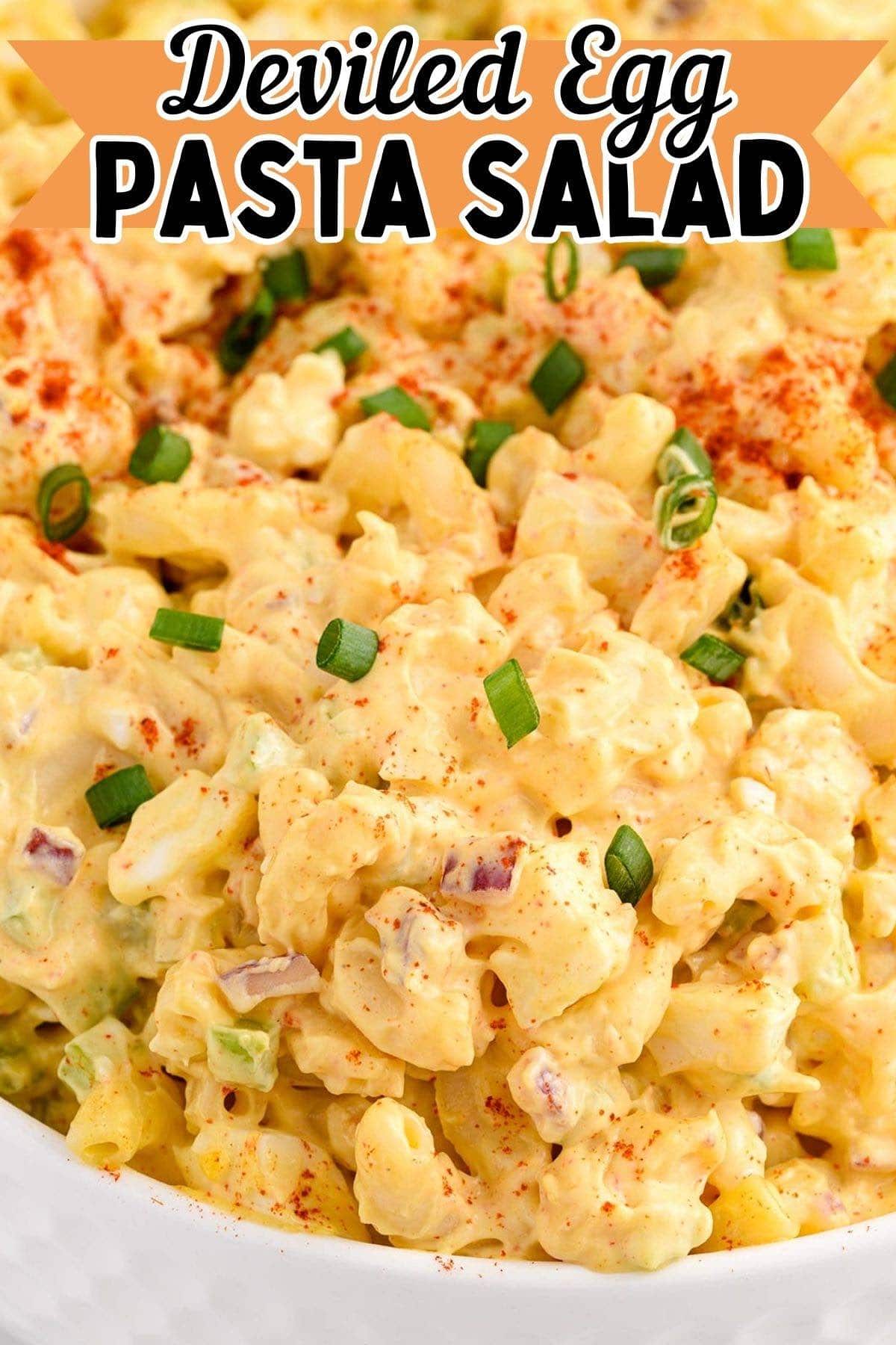 egg pasta salad pin.