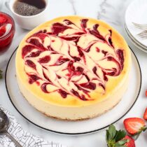 Strawberry Swirl Cheesecake featured image