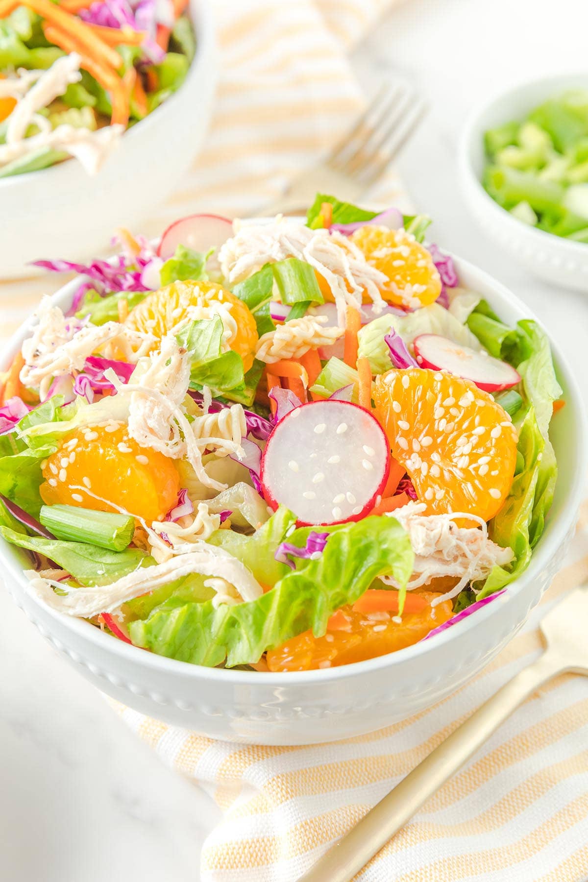 Chinese Chicken Salad with sesame seeds