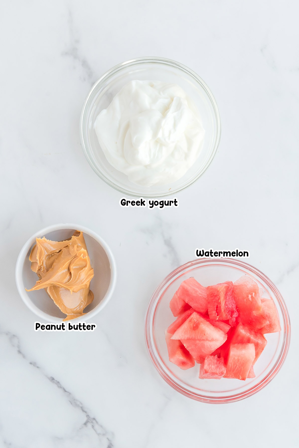 Frozen Watermelon Peanut Butter Dog Treats ingredients