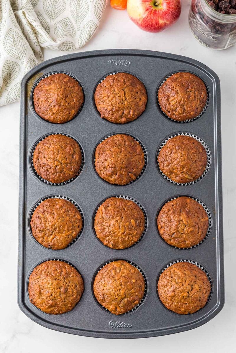 step 4 of Morning Glory Muffins