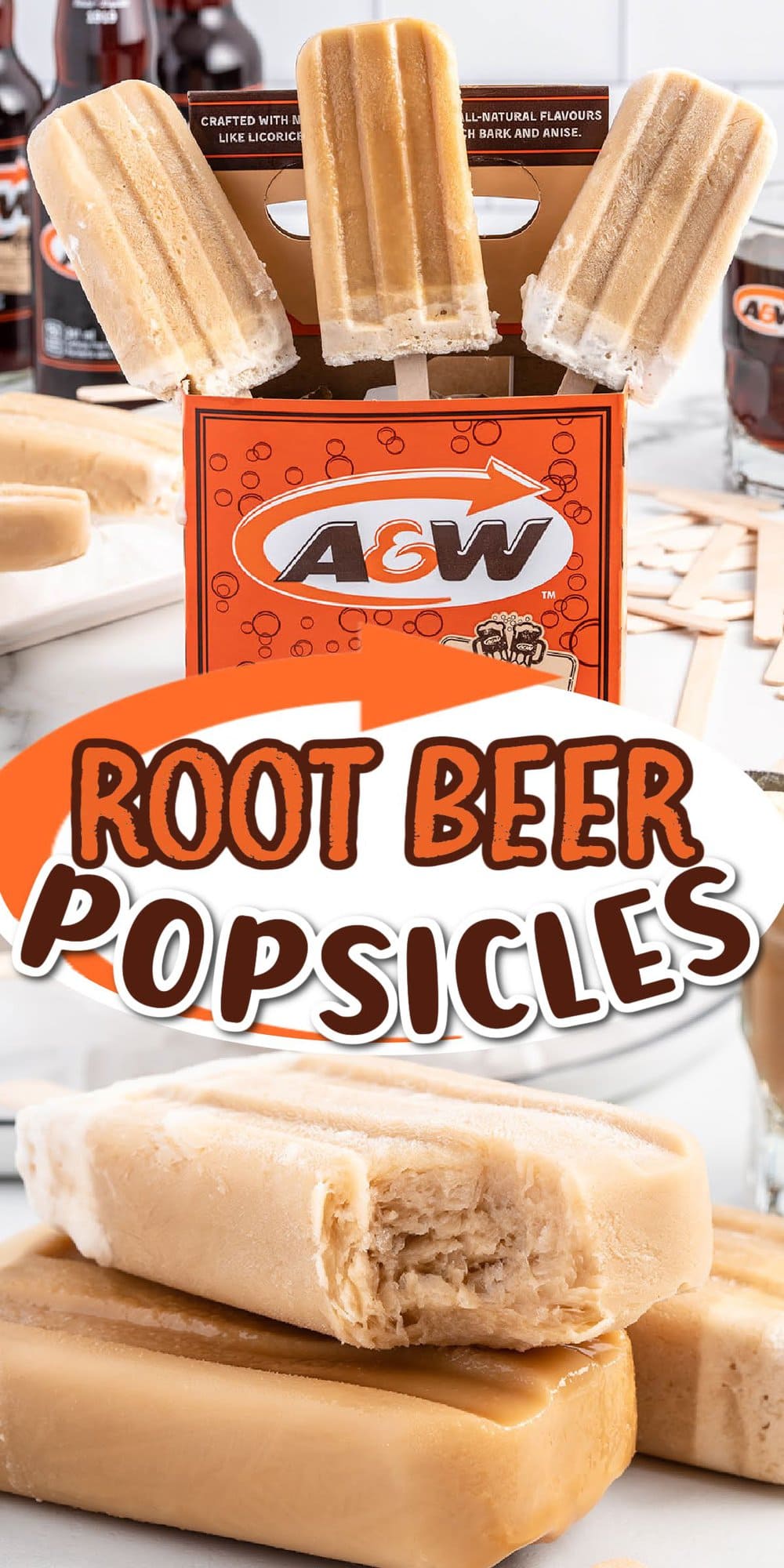 Root Beer Popsicles pinterest