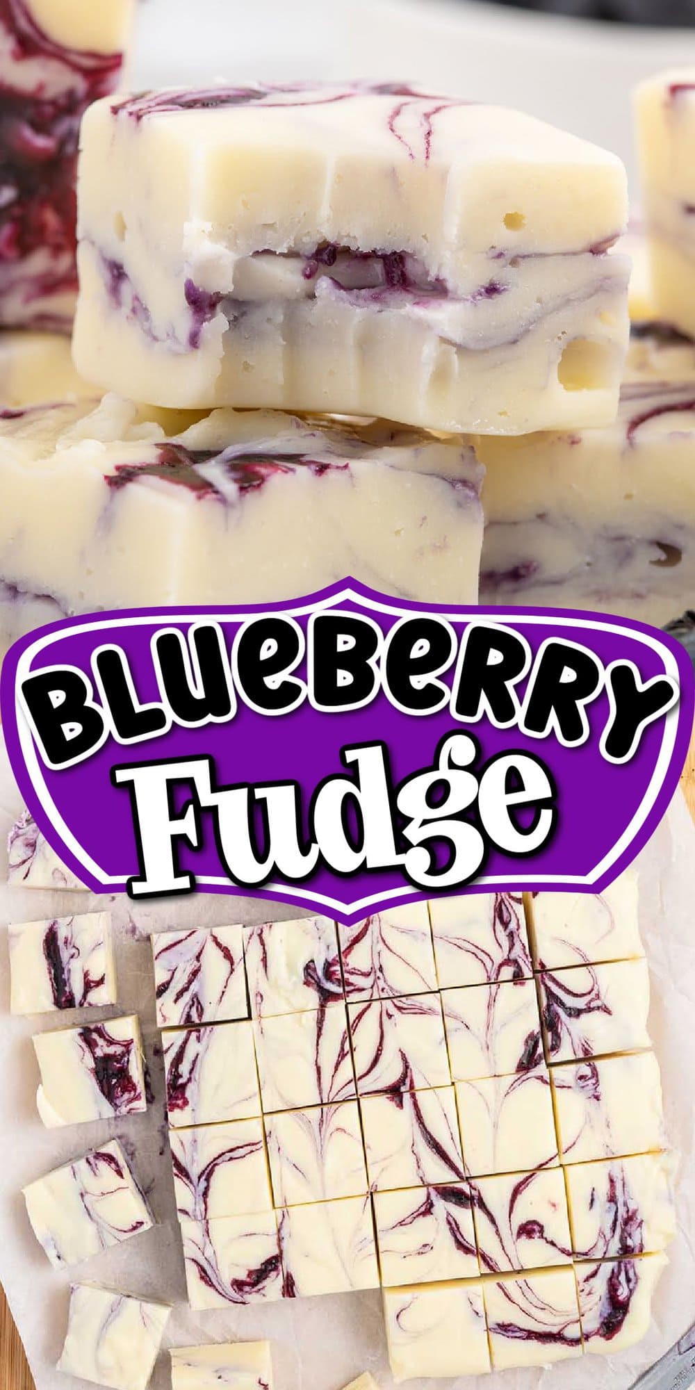 Blueberry Fudge pinterest