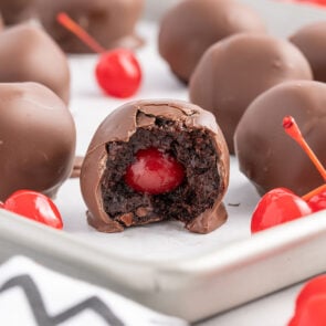 Chocolate Brownie Cherry Bombs featured image