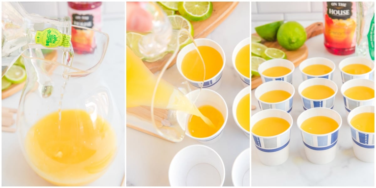 how to make Tequila Sunrise Boozy Pops
