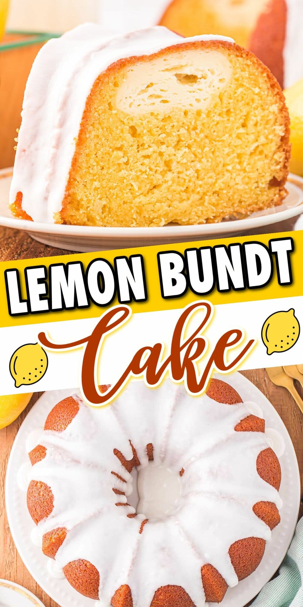Lemon Bundt Cake Pinterest